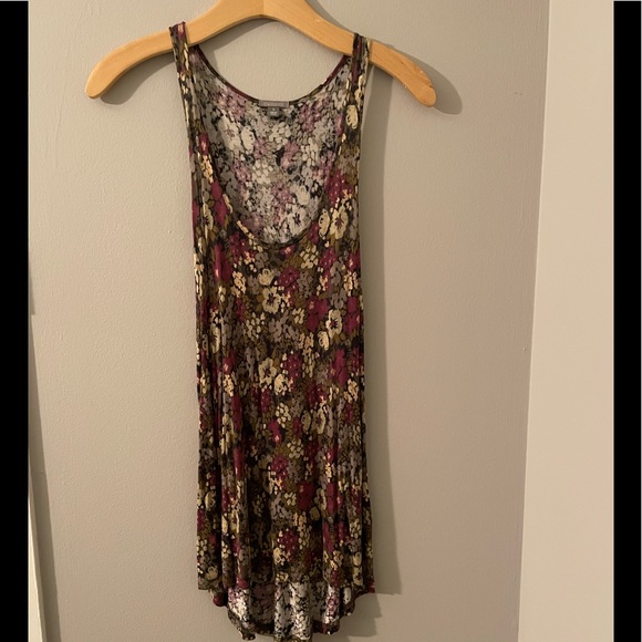 Flower pattern sheer tank top - Size S - Picture 4 of 5